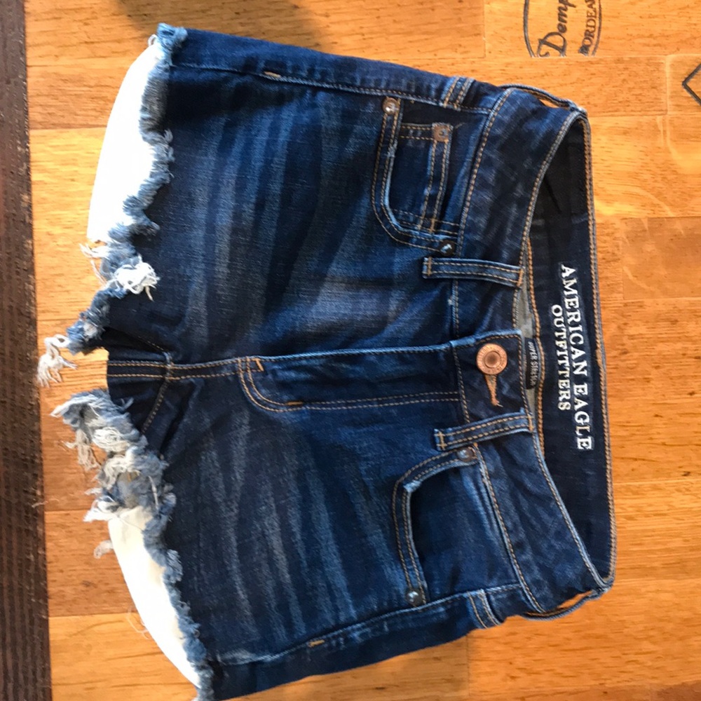 American Eagle super stretch jean shorts